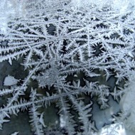 Ice Crystals on Glass Ice Crystals on Glass