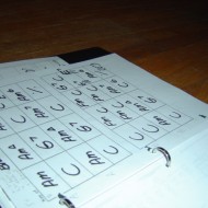 photo of musical chord charts