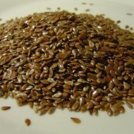 Pile of Flax Seeds photo of a pile of flax seeds