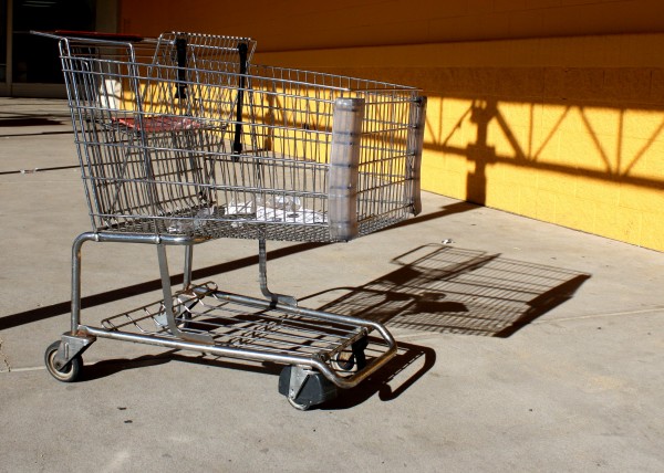 free high resolution photo of a grocery cart