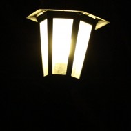Lantern burning at night - free high resolution photo