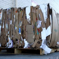 Bale of cardboard for recycling - free high resolution photo Bale of cardboard for recycling - free high resolution photo