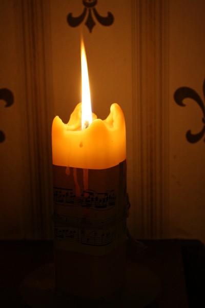 Candle with Tall Flame - free high resolution photo