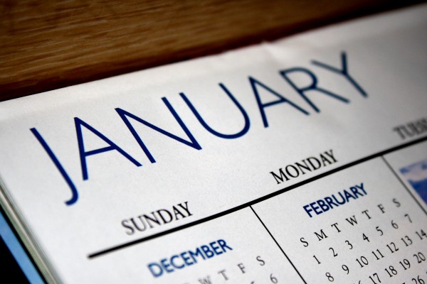 January Calendar - free high resolution photo
