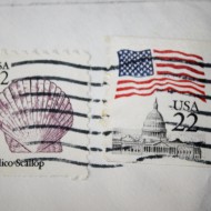 22 Cent Stamps Cancelled - Free High Resolution Photo