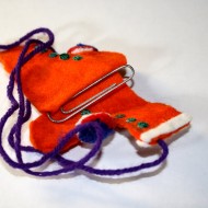 Felt Ice Skates Ornament - Free High Resolution Photo