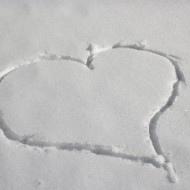 Heart Drawn in Snow - Free High Resolution Photo
