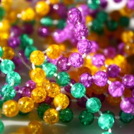 Mardi Gras Beads Closeup - Free High Resolution Photo
