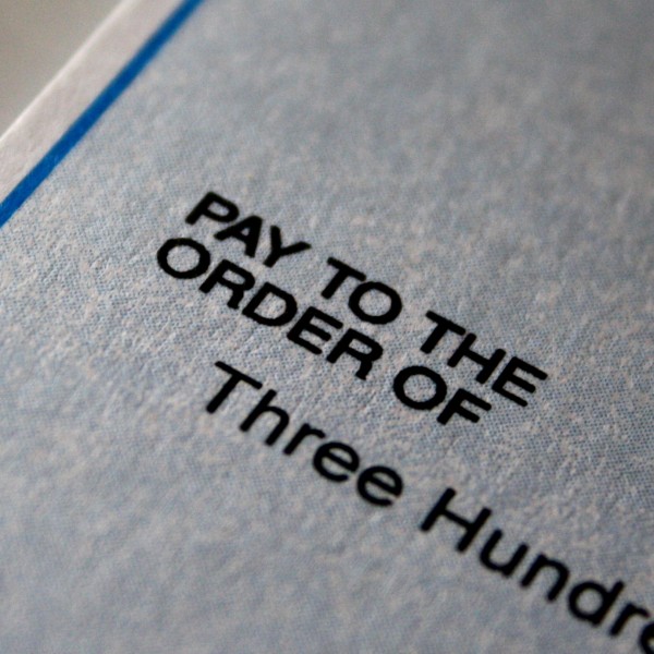 Pay to the Order Of Check Closeup - Free High Resolution Photo