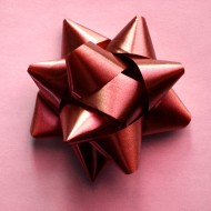 Red Bow on Pink Wrapping Paper - Free High Resolution Photo Red Bow on Pink Wrapping Paper - Free High Resolution Photo