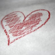 Red Crayon Heart - Free High Resolution Photo