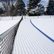 Tennis Court Net Buried in Snow - Free High Resolution Photo