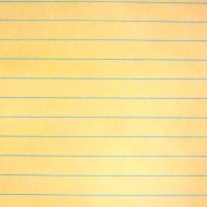 Yellow Notebook Paper Texture - Free High Resolution Photo