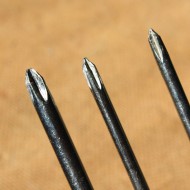 Tips of Three Phillips Head Screwdrivers - Free High Resolution Photo