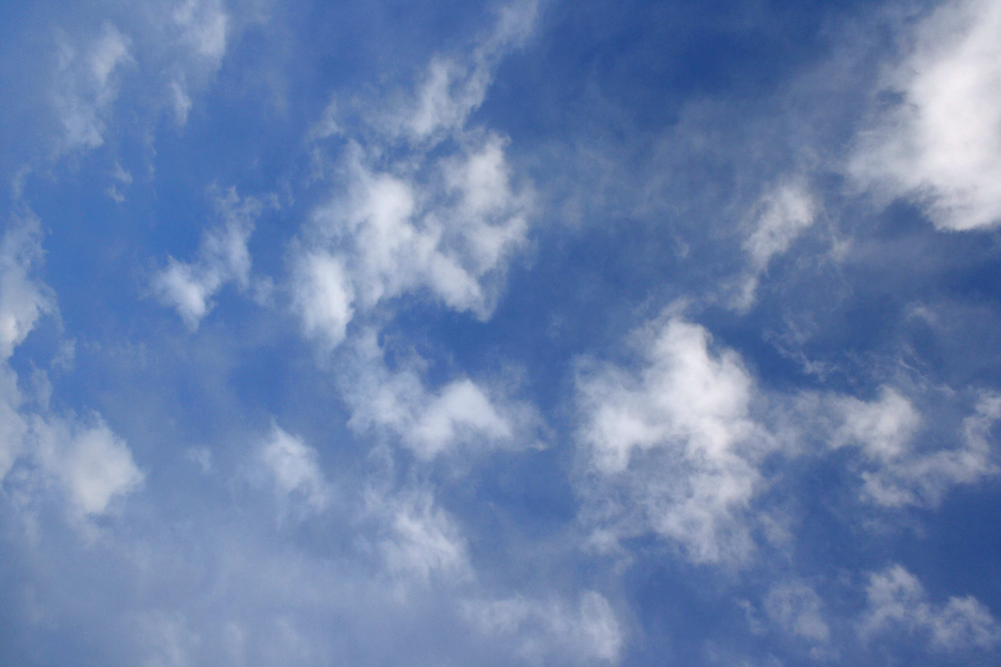 Blue Sky with White Clouds Texture Picture | Free Photograph | Photos