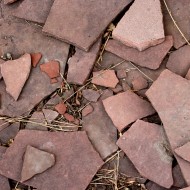 Broken Red Flagstone - Free High Resolution Photo