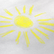 Hand Drawn Crayon Sun - Free High Resolution Photo