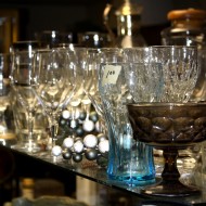 Glassware on Display at Thrift Shop - Free High Resolution Photo Glassware on Display at Thrift Shop - Free High Resolution Photo