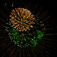 Green and Gold Fireworks - Free High Resolution Photo