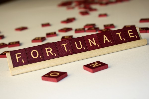 Fortunate - Free High Resolution Photo of Scrabble tiles spelling the word Fortunate