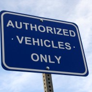Authorized Vehicles Only Sign - Free High Resolution Photo Authorized Vehicles Only Sign - Free High Resolution Photo