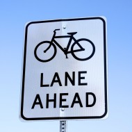 Bike Lane Ahead Sign - Free High Resolution Photo Bike Lane Ahead Sign - Free High Resolution Photo
