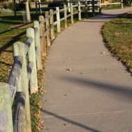 Path with Wooden Post and Rail Fence - Free High Resolution Photo