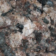 Pegmatite Rock Texture with Feldspar and Black Biotite Mica - Free High Resolution Photo