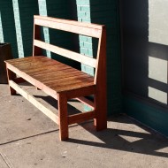 Wooden Bench in the Sunlight - Free High Resolution Photo