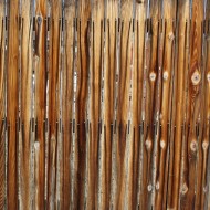 Wooden Fence with Nail Rust Streaks Texture - Free High Resolution Photo