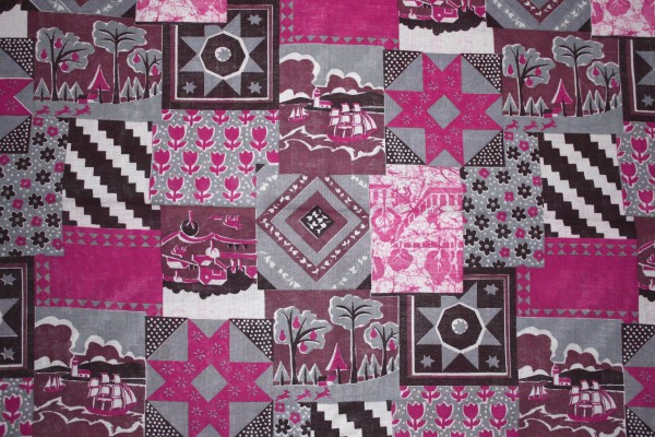 Pink Patchwork Quilt Fabric Texture - Free High Resolution Photo