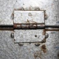 Hinge on Old Metal Toolbox - Free High Resolution Photo