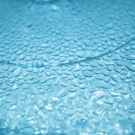 Water Droplets on Blue Glass Surface - Free High Resolution Photo