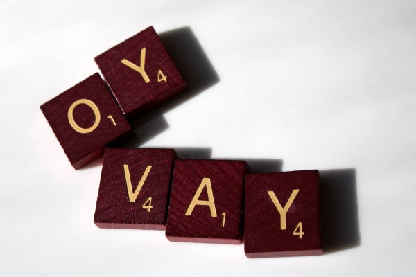 Oy Vay - free High resolution photo of scrabble letter tiles spelling the words Oy Vay