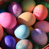 Basket Full of Easter Eggs - Free High Resolution Photo Basket Full of Easter Eggs - Free High Resolution Photo