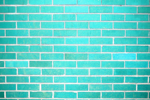 Teal Brick Wall Texture - Free High Resolution Photo