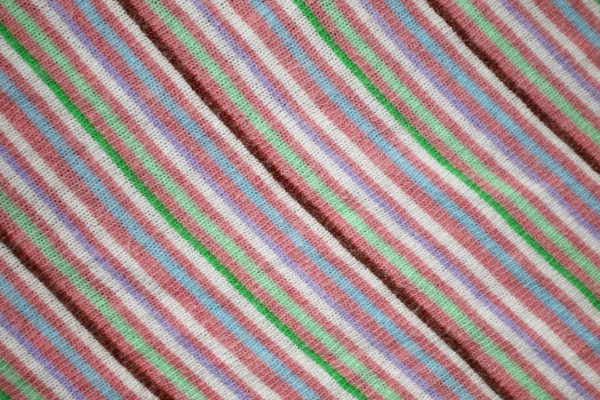Diagonally Striped Knit Fabric Texture - Salmon, Blue and Green - Free High resolution Photo