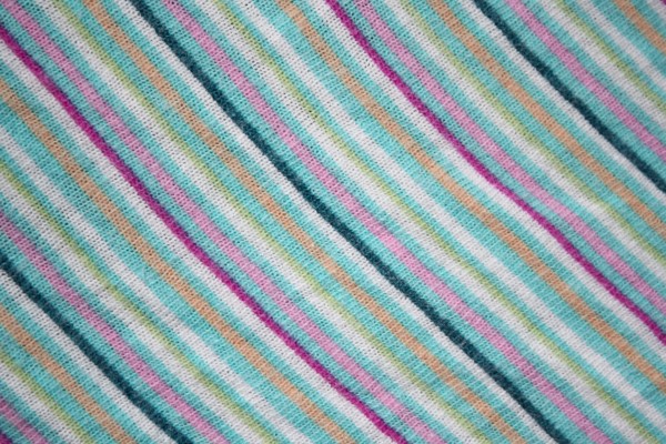 Diagonally Striped Knit Fabric Texture - Teal, Pink and Peach - Free High Resolution Photo