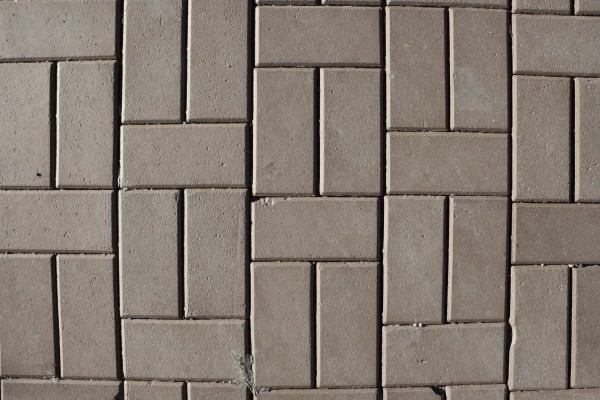Gray Brick Pavers Sidewalk Texture - Free High Resolution Photo