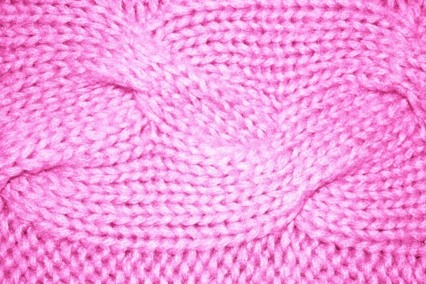 Pink Cable Knit Pattern Texture - Free High Resolution Photo