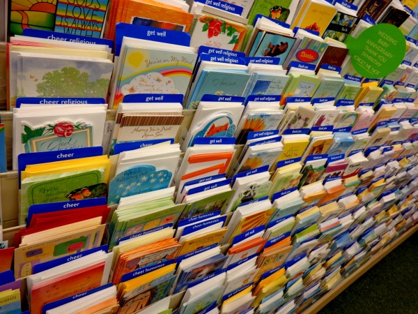 Greeting Card Display in Store - Free High Resolution Photo