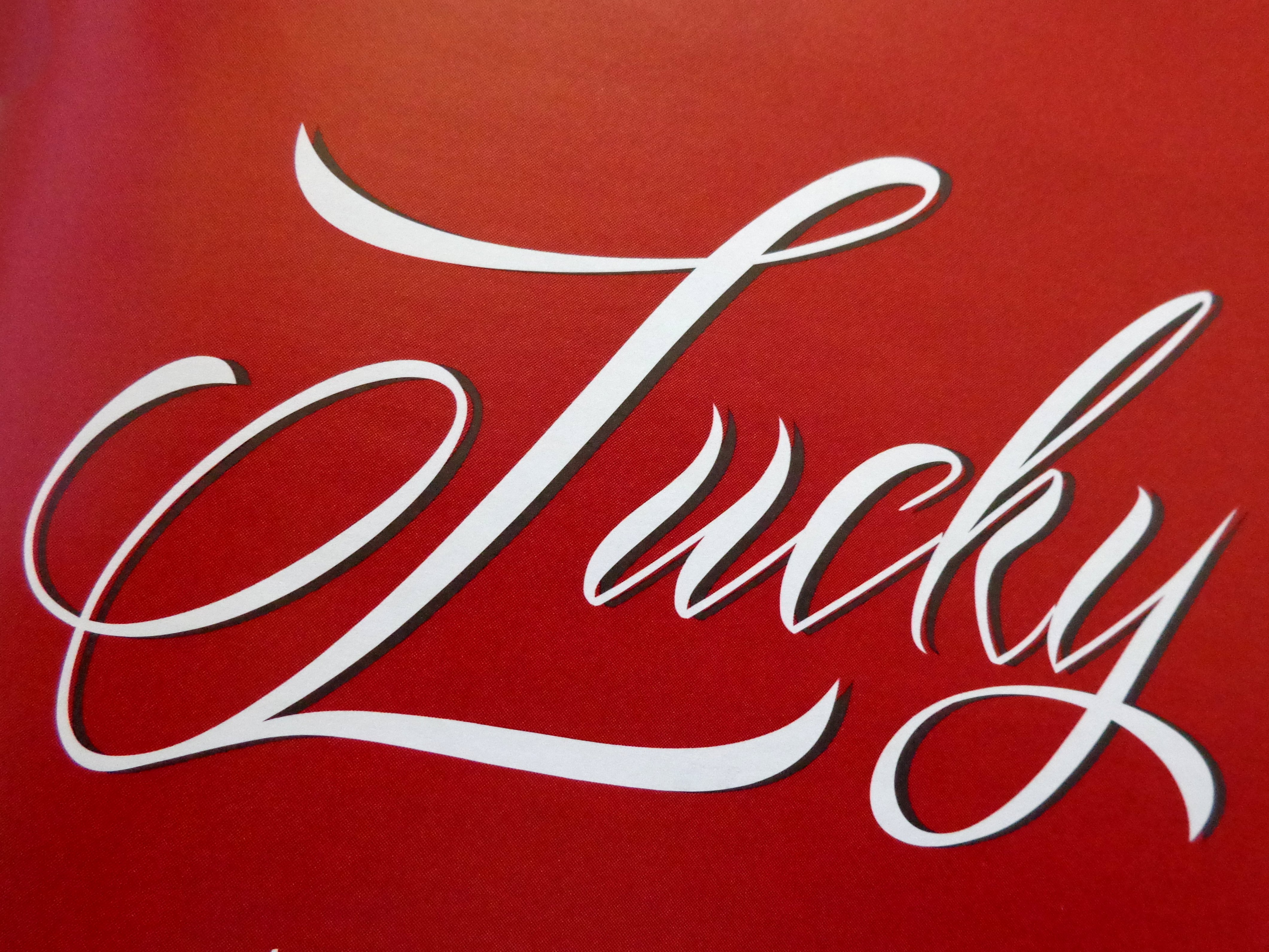 Lucky word typography 1218632 Vector Art at Vecteezy