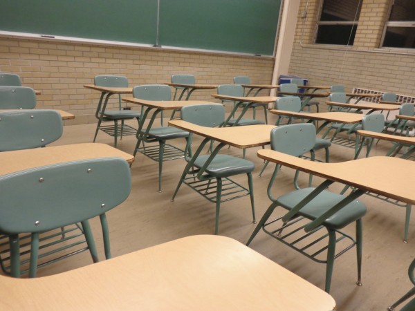 Student Desks in Classroom - Free High Resolution Photo