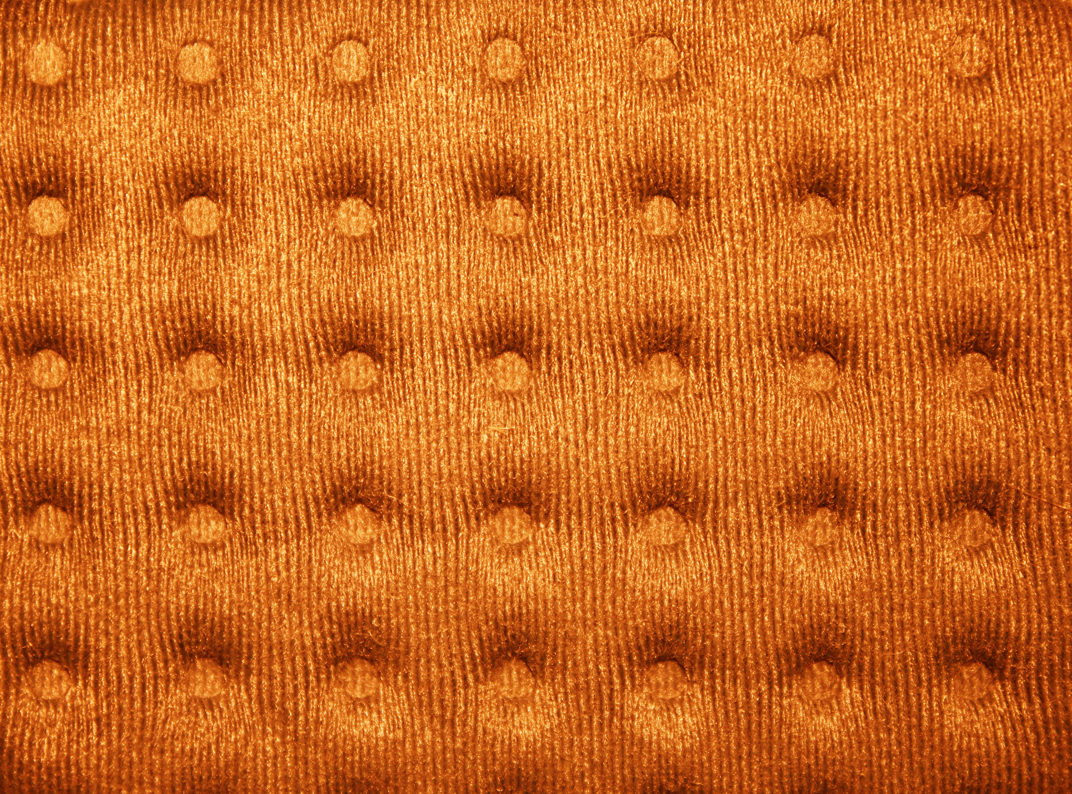 Orange Tufted Fabric Texture Picture Free Photograph Photos Public Domain