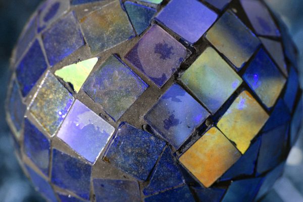 Blue Glass Mosaic Ball - Free high resolution photo