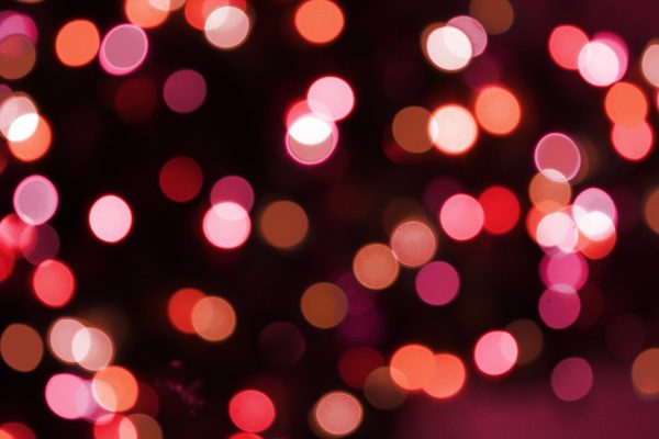 Soft Focus Red Christmas Lights Texture - Free High Resolution Photo