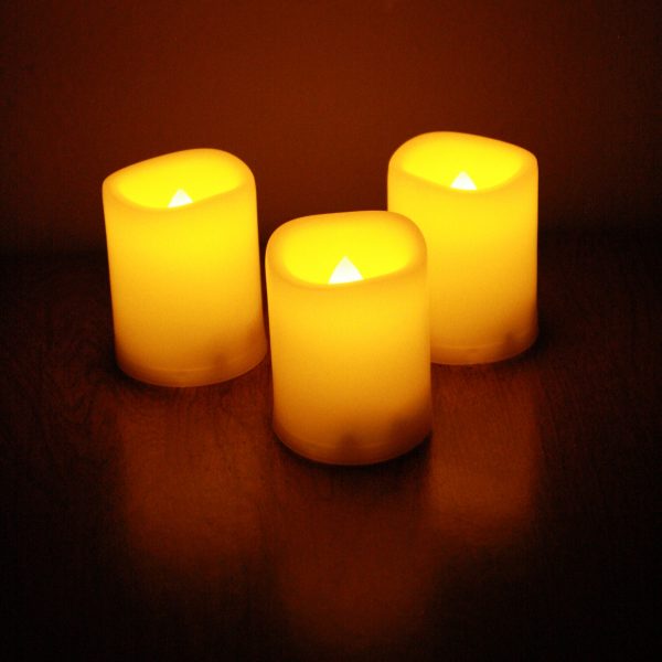 Three Yellow Candles - Free High Resolution Photo