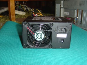 Photo of a power supply box for a computer