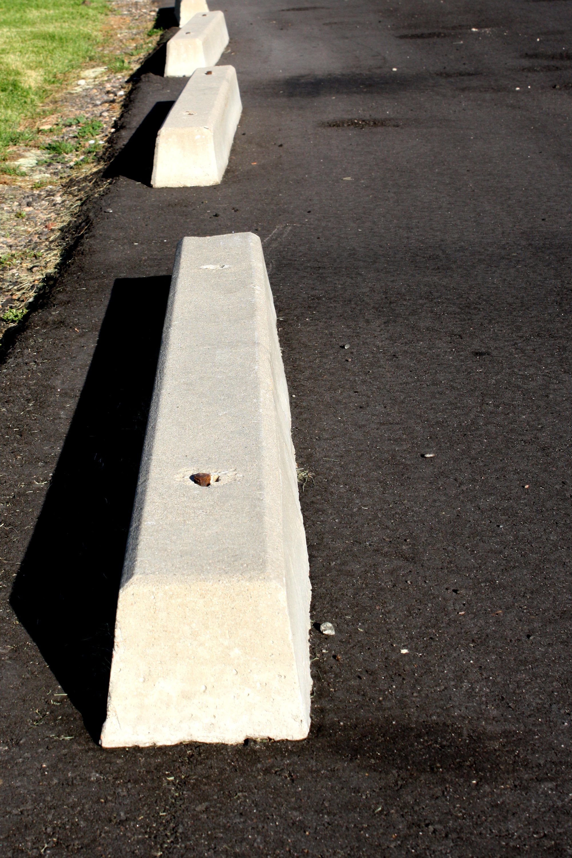 Cement Parking Stops Picture | Free Photograph | Photos Public Domain