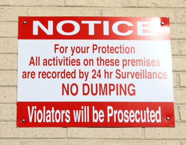 Free photo of No Dumping Sign